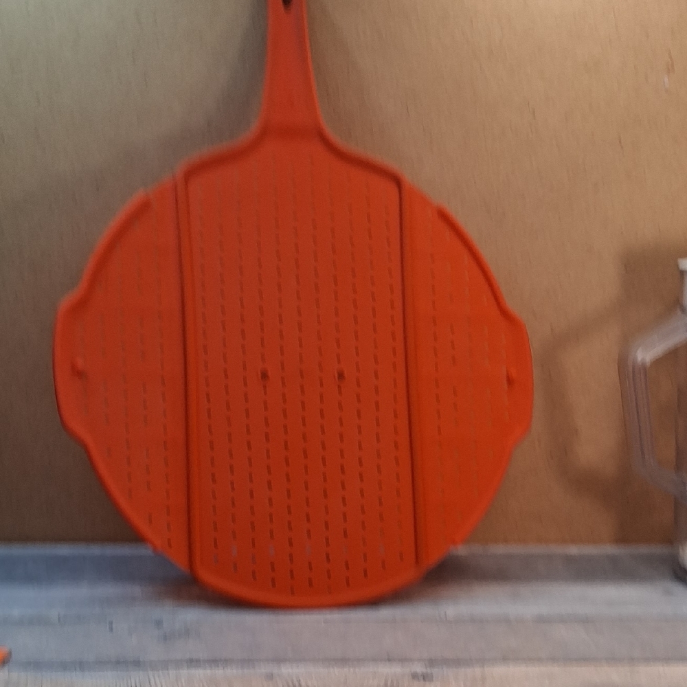 Squish Orange Collapsible Cooking-Frying Splatter Screen Guard